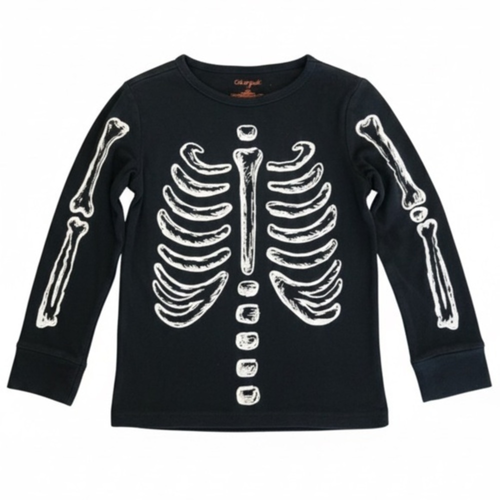 Skeleton pj top and bottom-kids